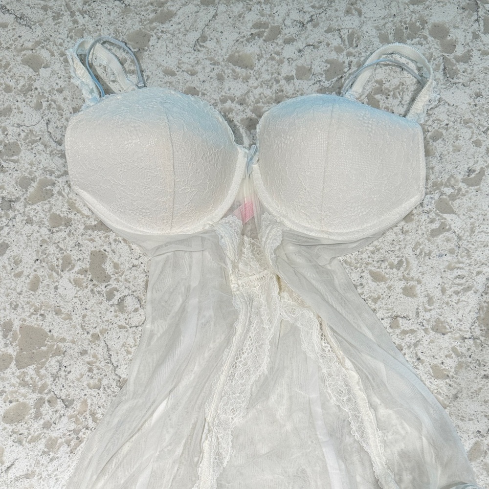 Victoria's Secret White Lace Lingerie